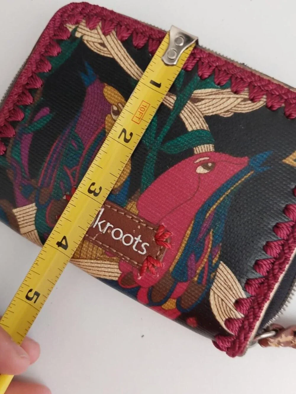 Sakroots multi coloured wallet bird peace #boho #floral